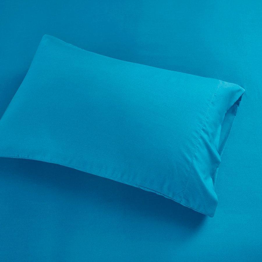 Microfiber All Season Wrinkle-Free Sheet Set Twin XL Teal Olliix.com