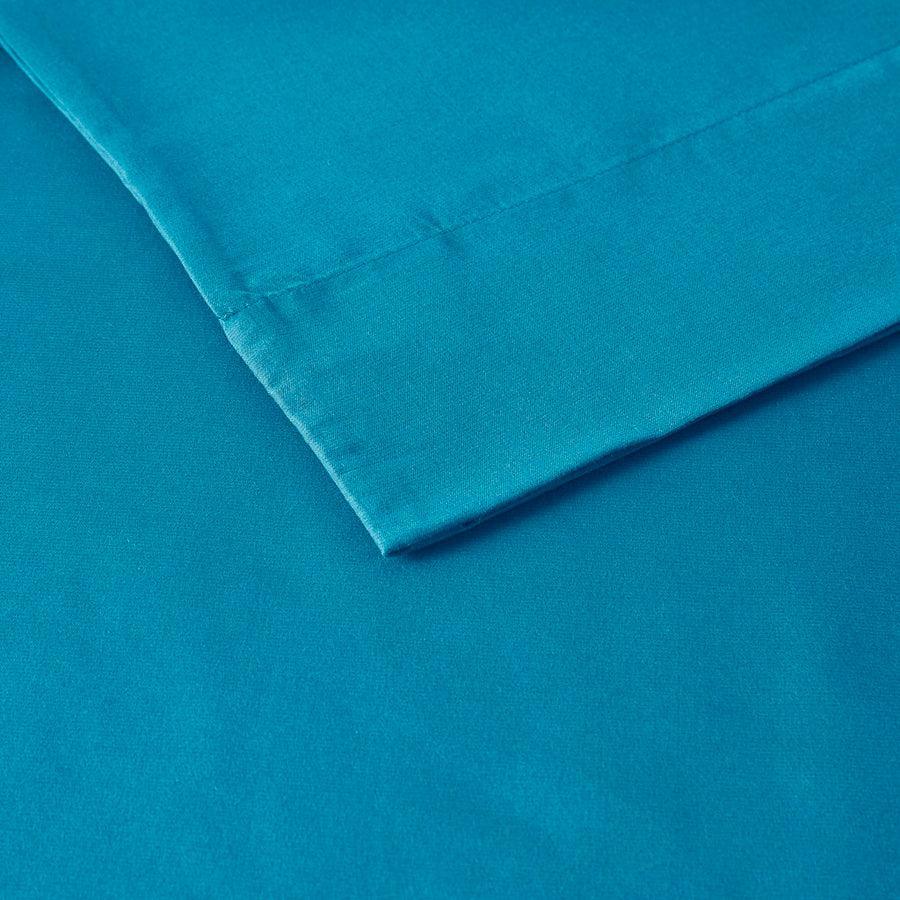 Microfiber All Season Wrinkle-Free Sheet Set Twin XL Teal Olliix.com