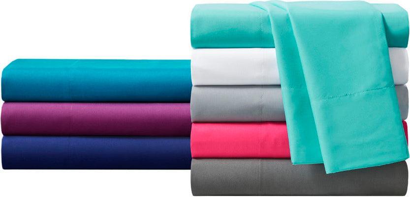 Microfiber All Season Wrinkle-Free Sheet Set Twin XL Teal Olliix.com