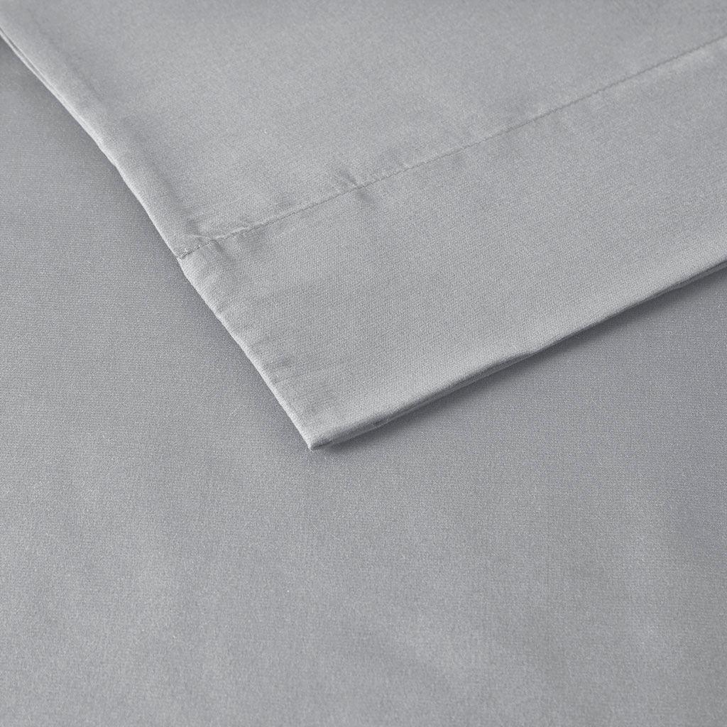 Microfiber Full Wrinkle Free Sheet Set Gray Olliix.com