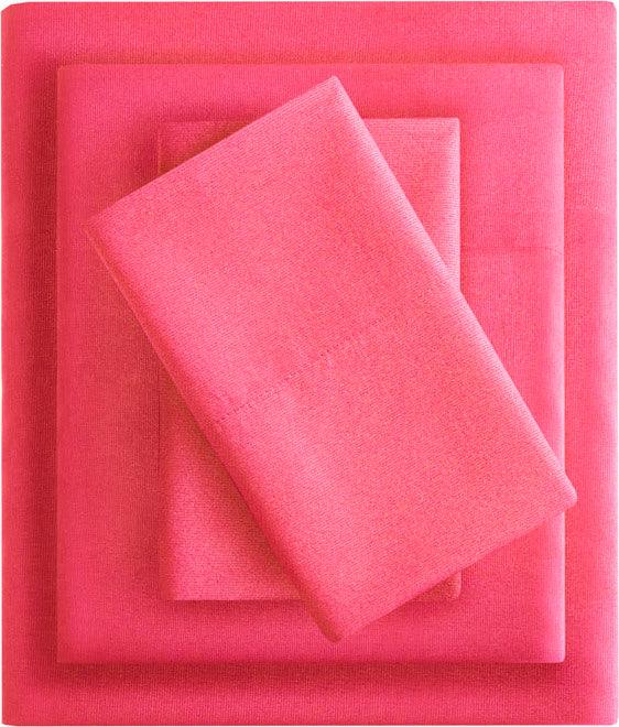 Microfiber Full Wrinkle Free Sheet Set Pink Olliix.com