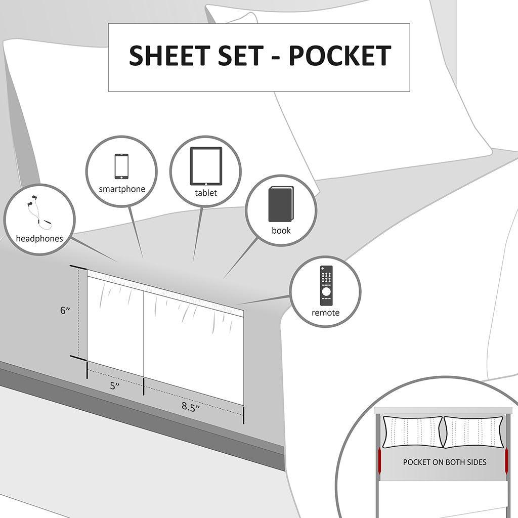 Microfiber Queen Sheet Set White Olliix.com