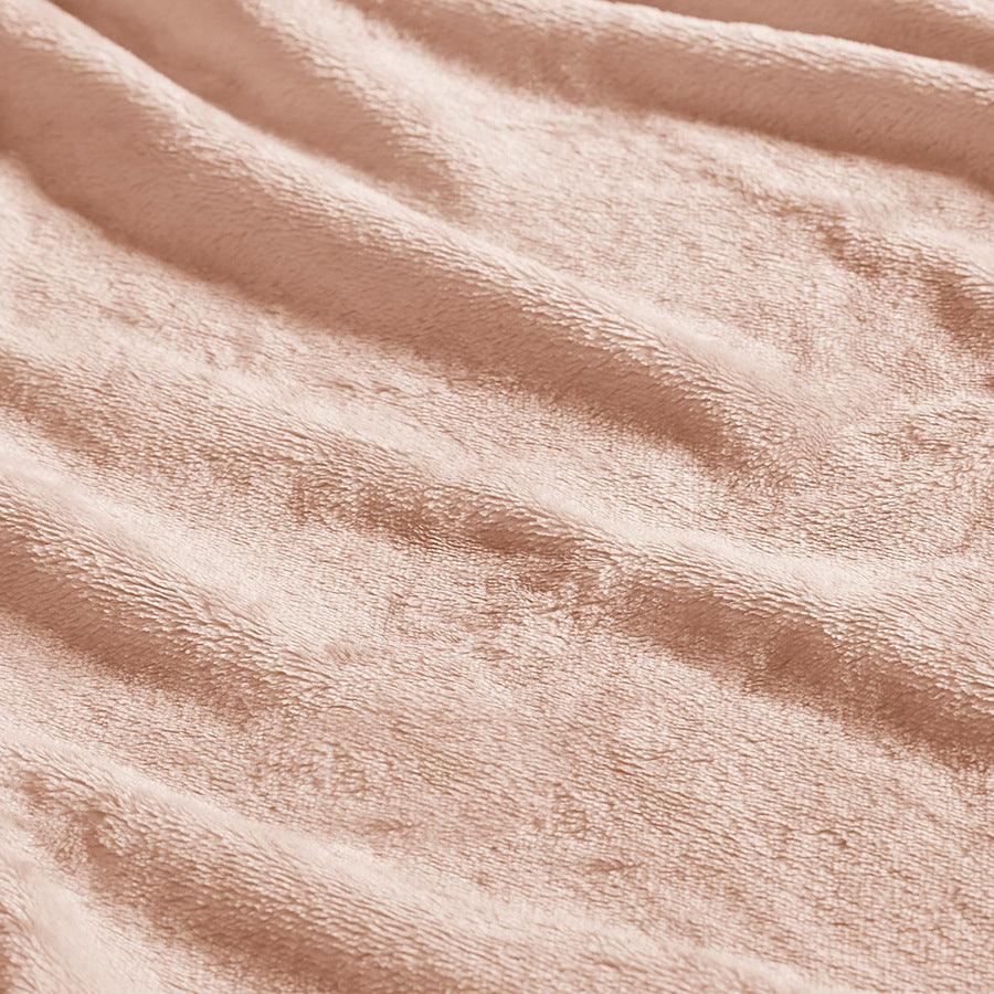 Microlight Blanket King Blush Olliix.com