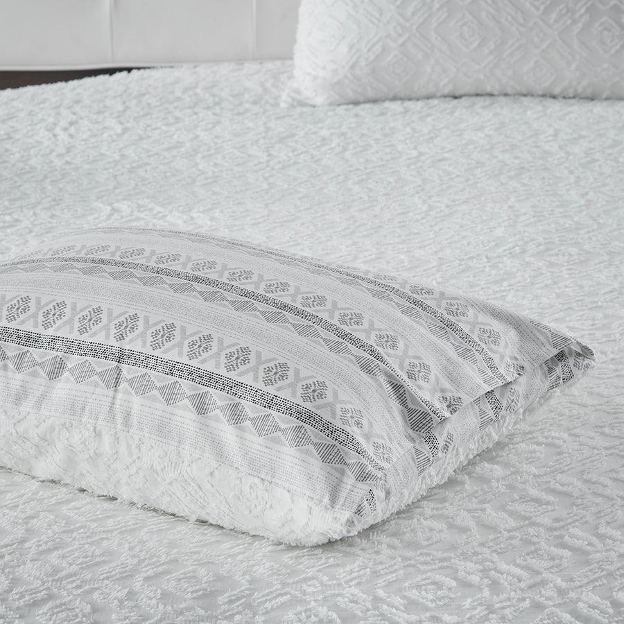 Mill Full/Queen Valley Reversible Cotton Comforter Set Gray Olliix.com