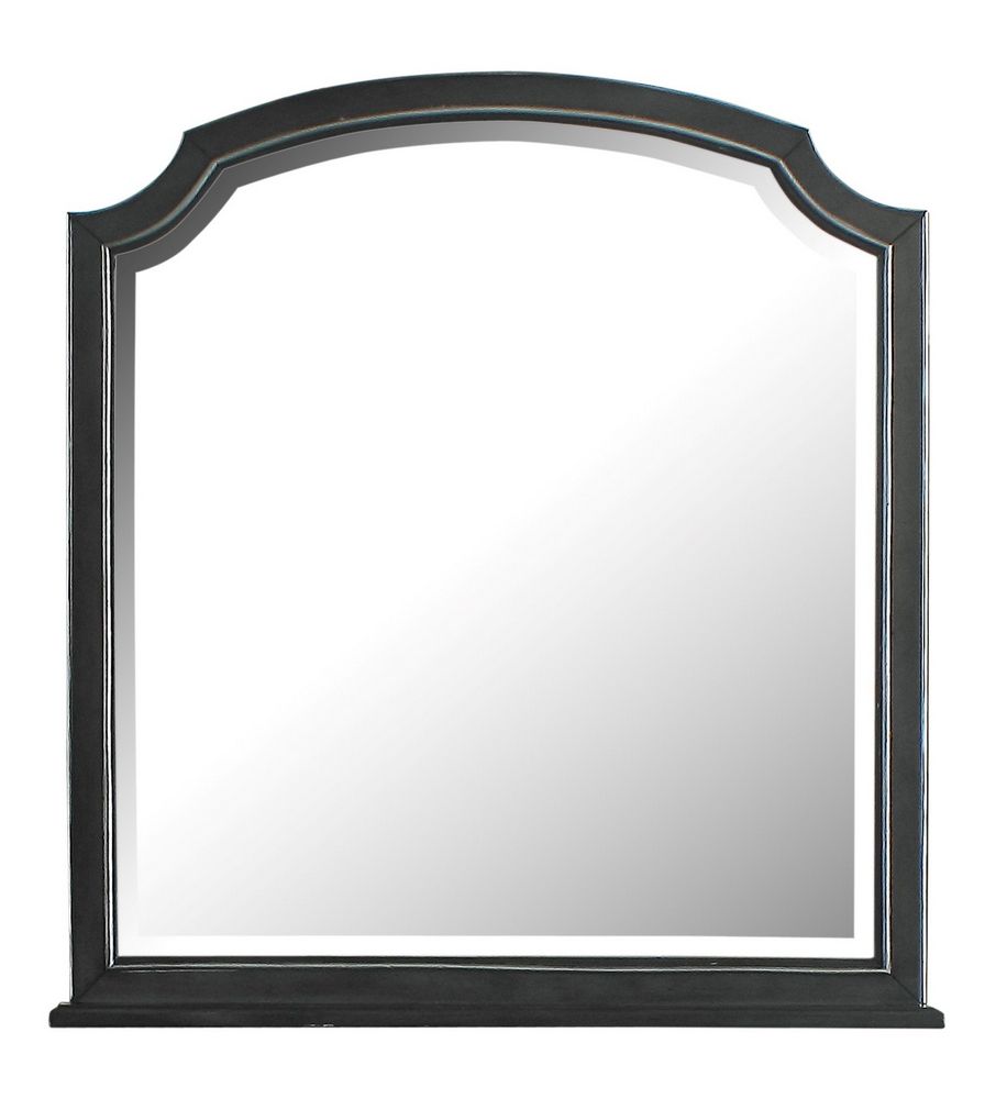 Acme Furniture House Beatrice Mirror in Light Gray 28814 ACME East