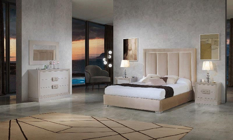 ESF Furniture - Monica 5 Piece Queen Storage Bedroom Set - MONICA-Q-5SET ESF Furniture