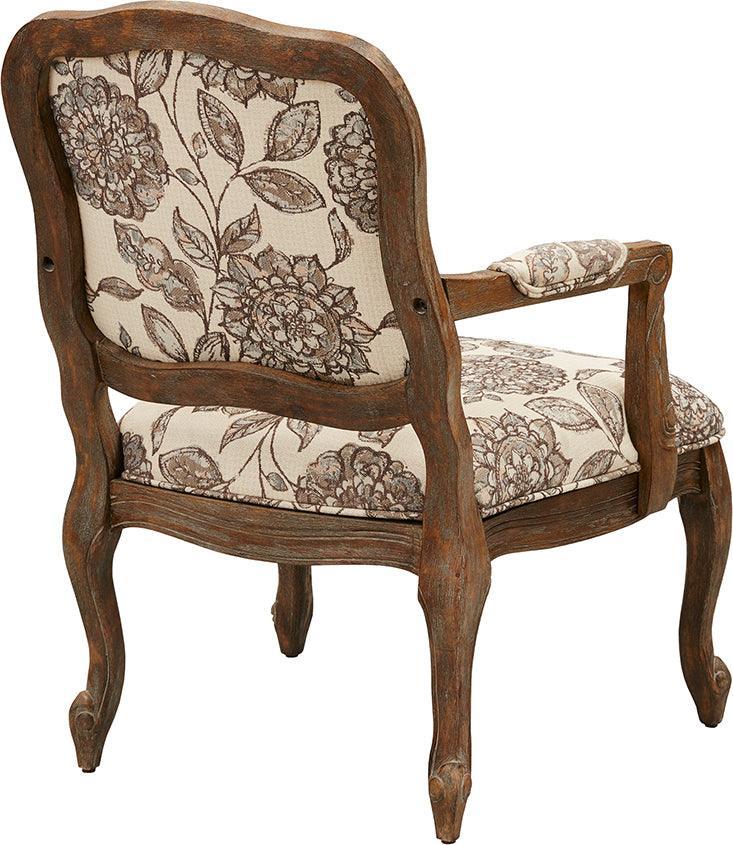 Monroe Camel Back Exposed Wood Chair Multicolor Olliix.com