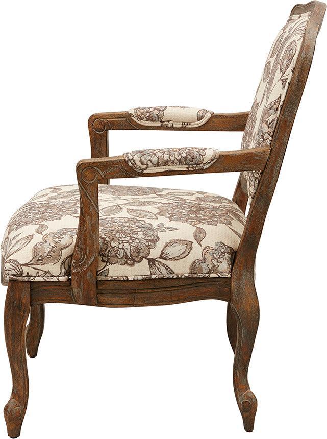 Monroe Camel Back Exposed Wood Chair Multicolor Olliix.com