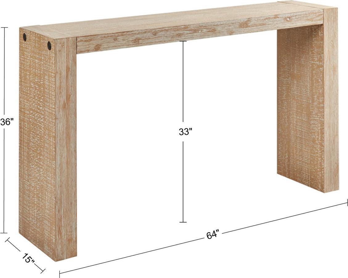 Monterey Console Table Natural Olliix.com