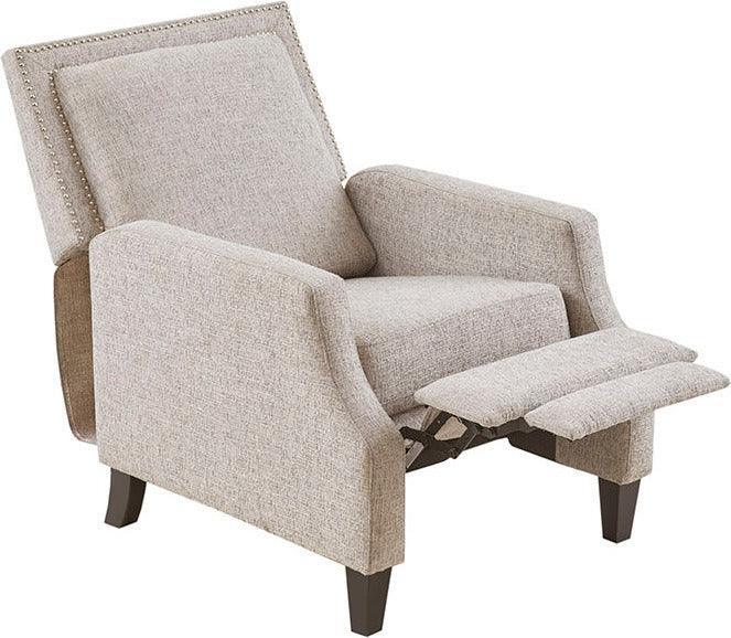 Naomi Push Back Recliner Gray Olliix.com