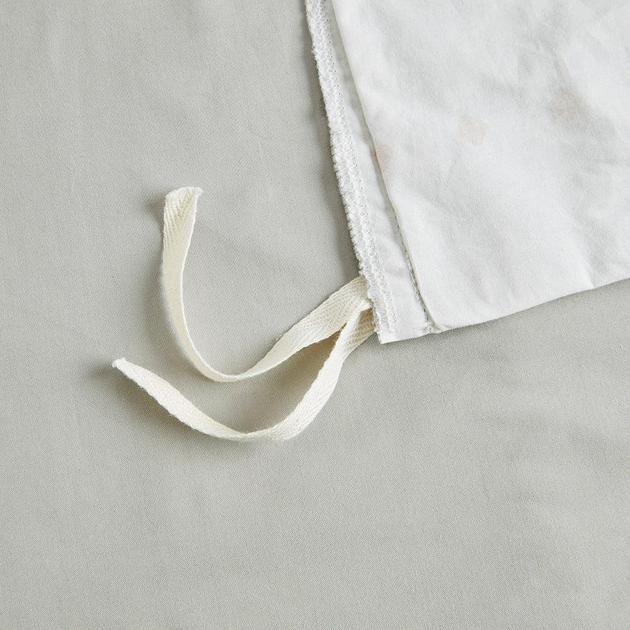 Nea King/California King Cotton Printed Duvet Cover Set with Trims Multicolor Olliix.com