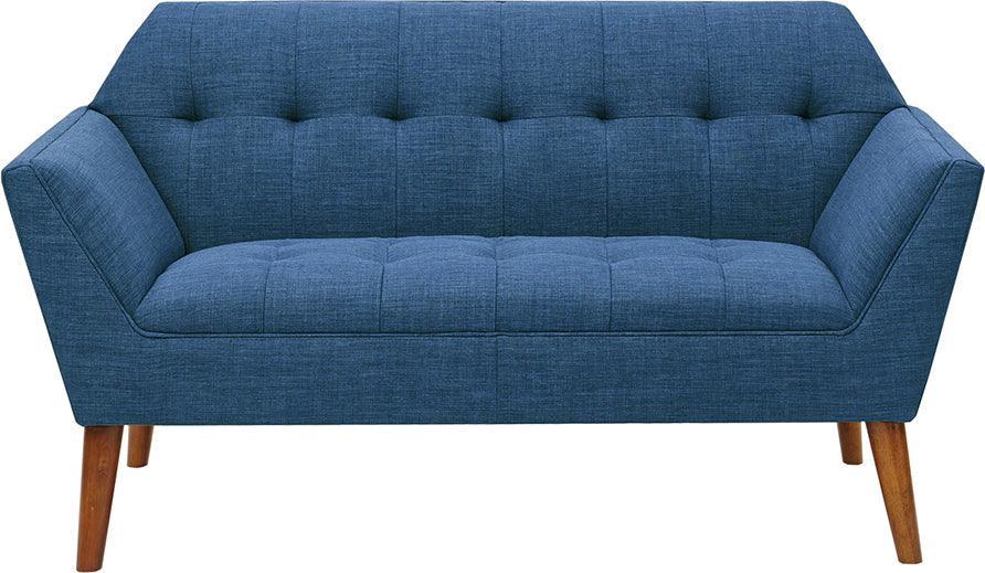 Newport Industrial Loveseat 59W x 30.75D x 31.5H" Blue Olliix.com