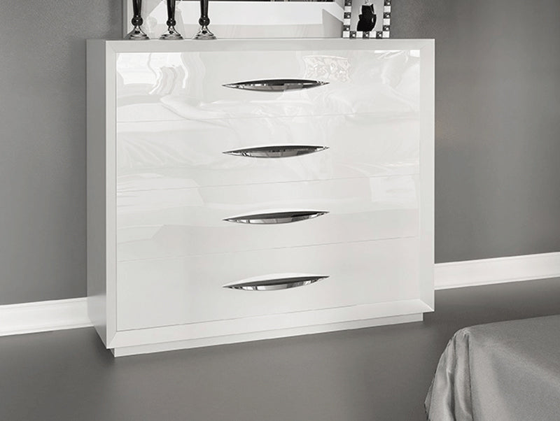 ESF Furniture - Carmen Single Dresser in White - CARMENSDRESSERWHITE ESF Furniture