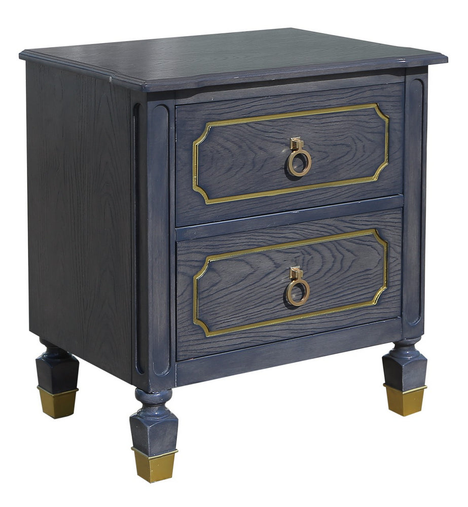 Acme Furniture House Marchese 2-Drawer Nightstand in Tobacco 28903 ACME East