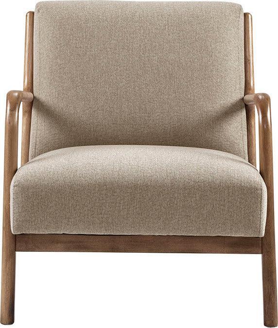 Novak Lounge Chair Taupe Olliix.com