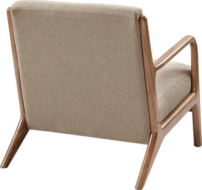 Novak Lounge Chair Taupe Olliix.com