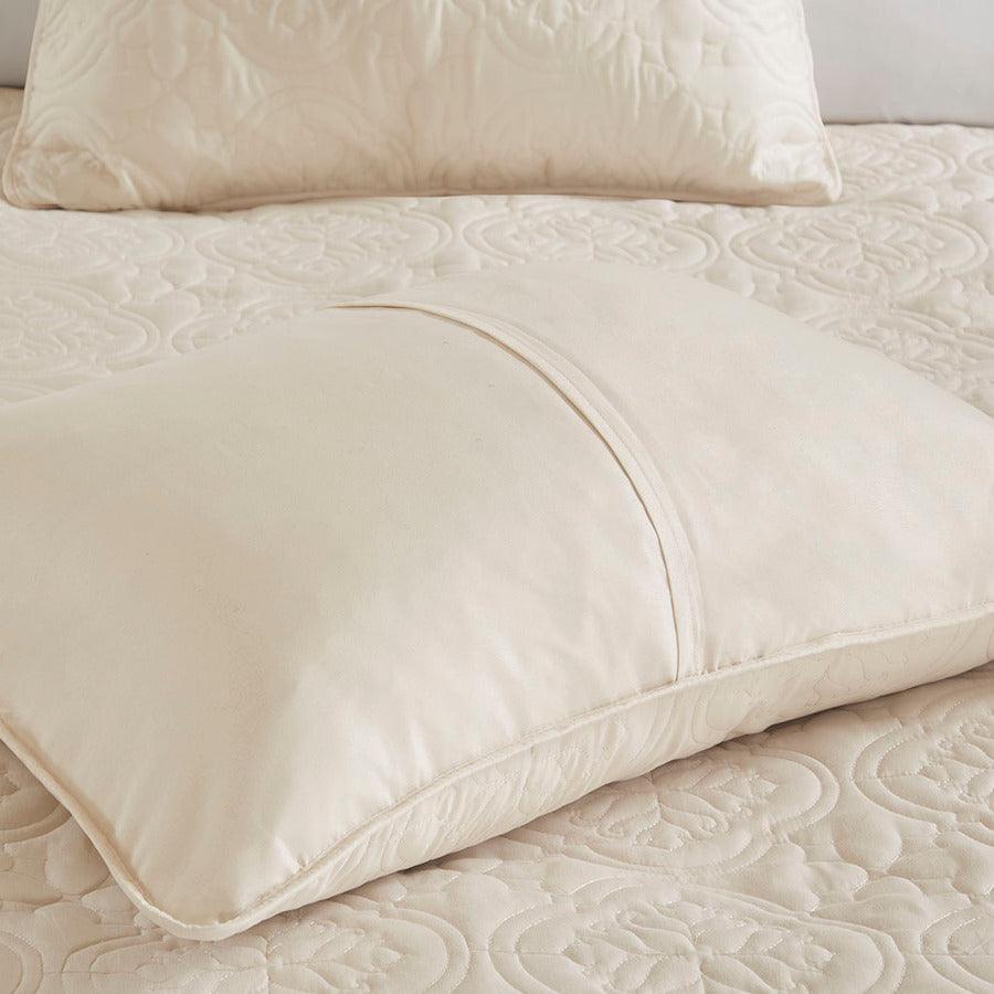 Oakley Full/Queen 3 Piece Reversible Bedspread Set Cream Olliix.com