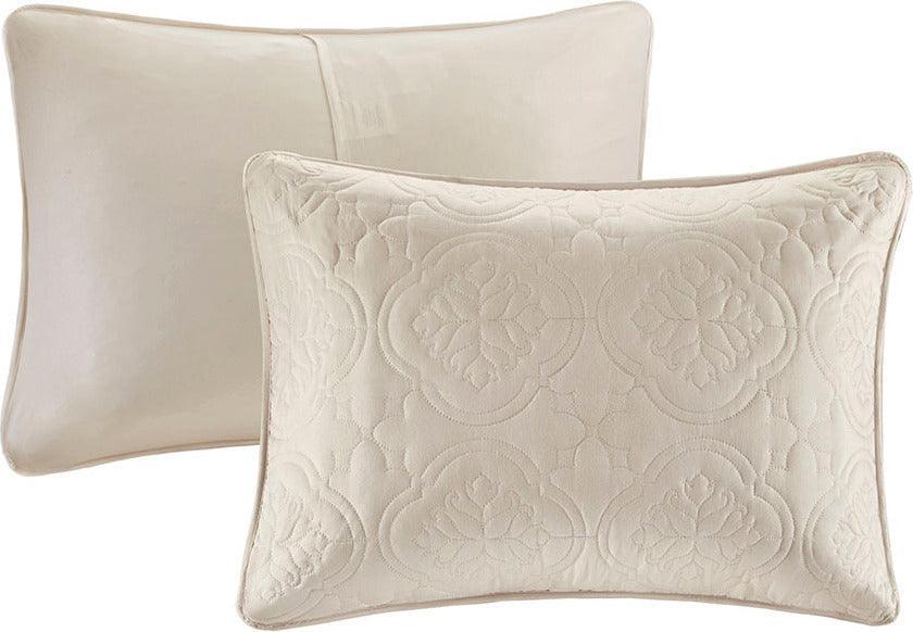 Oakley Full/Queen 3 Piece Reversible Bedspread Set Cream Olliix.com