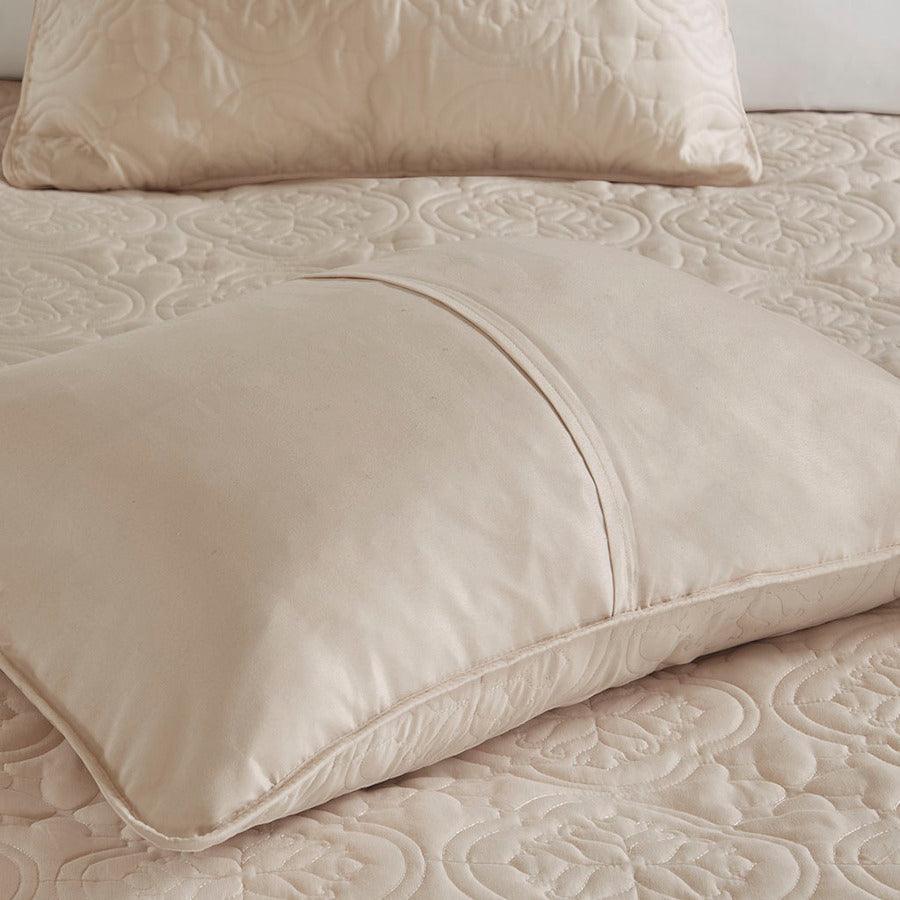 Oakley Full/Queen 3 Piece Reversible Bedspread Set Khaki Olliix.com