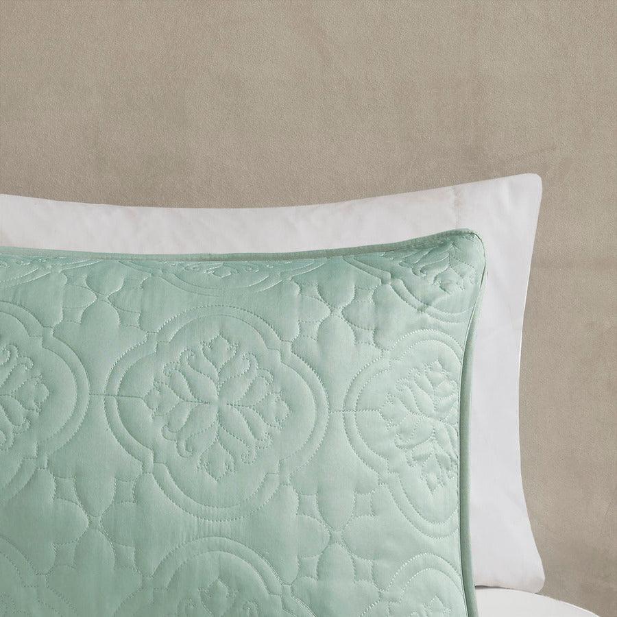 Oakley Full/Queen 3 Piece Reversible Bedspread Set Seafoam Olliix.com