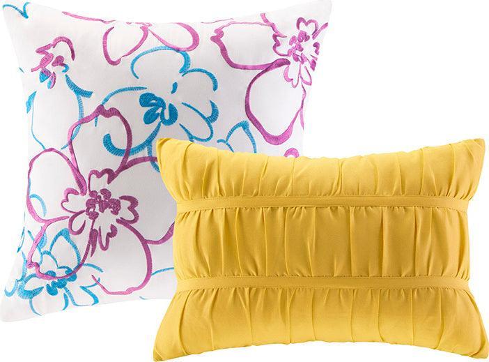 Olivia Comforter Set Blue Full/Queen Olliix.com