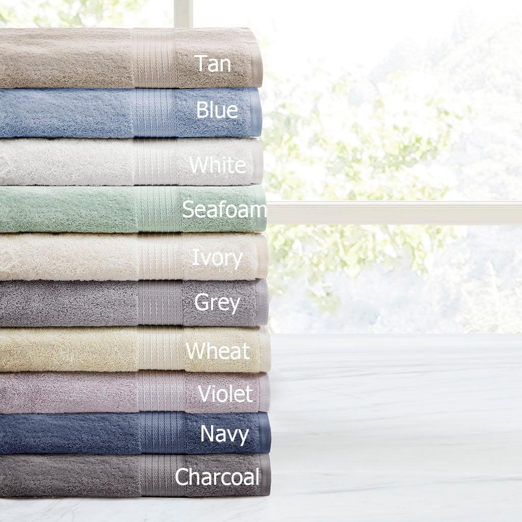 Organic Bath Towel Charcoal Olliix.com