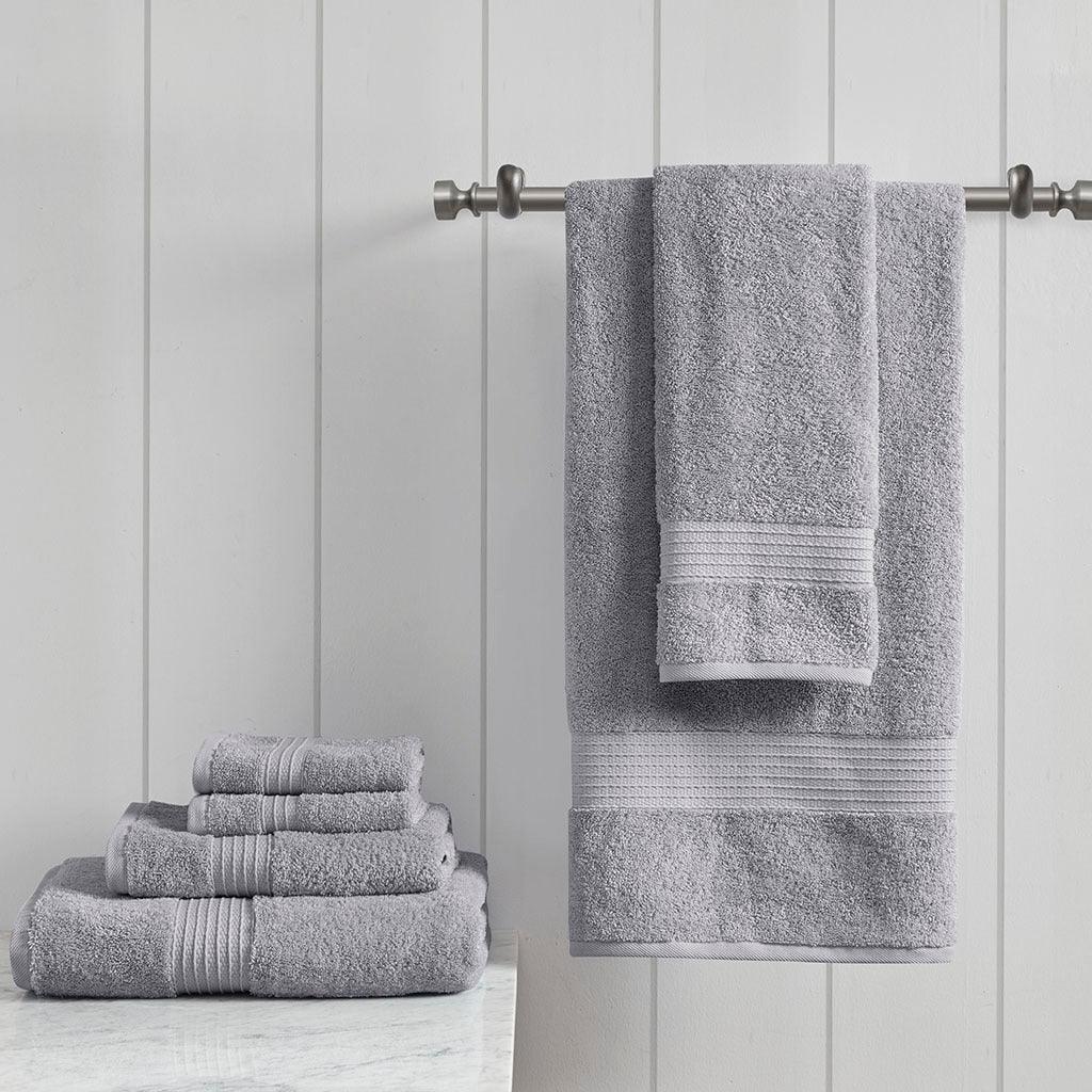 Organic Bath Towel Grey Olliix.com