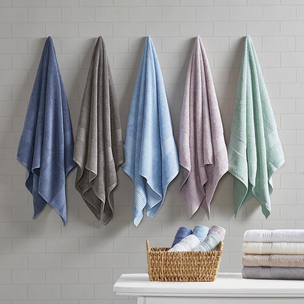 Organic Bath Towel Grey Olliix.com