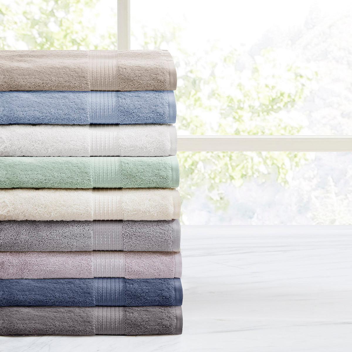 Organic Bath Towel Grey Olliix.com