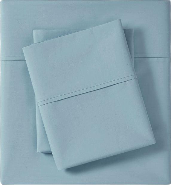 Peached Percale Cal King Sheet Set Teal Olliix.com