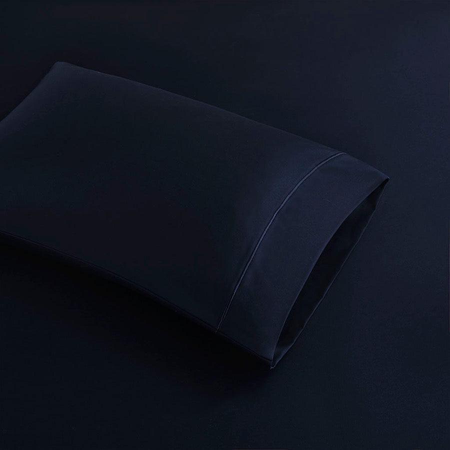 Pima Cotton Sheet Set Navy King MP20-8000 Olliix.com