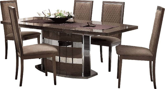 ESF Furniture - Platinum 7 Piece Dining Table Set - PLATINUM-TABLE-7SET ESF Furniture