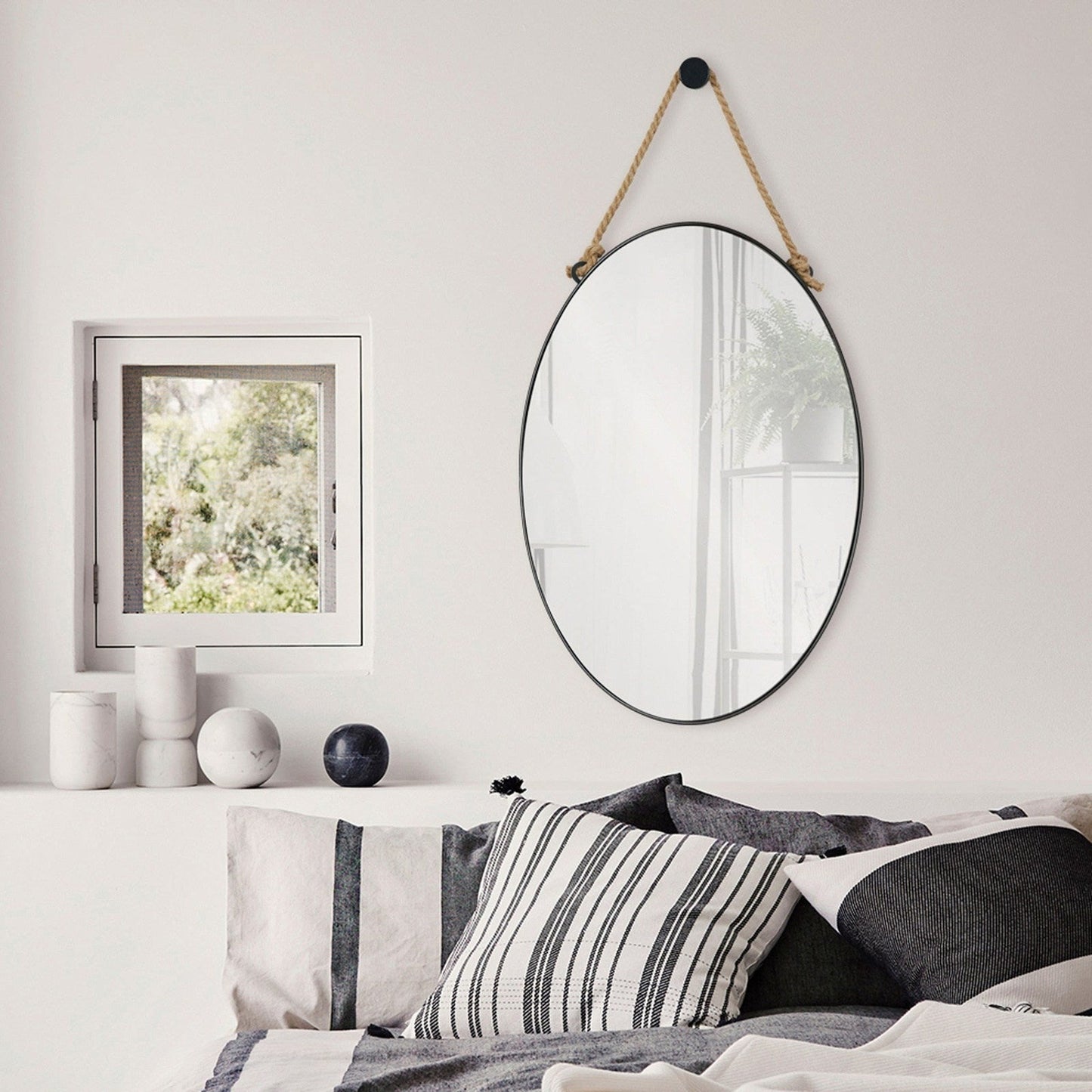 RenWil Parbuckle Oval Mirror NDD220M011 RenWil