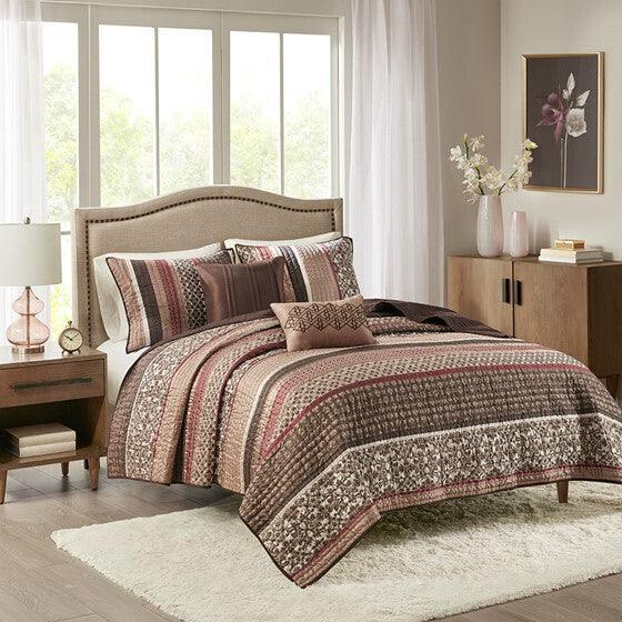 Princeton Coverlet & Bedspread Full / Queen Red Olliix.com