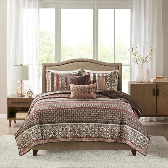 Princeton Coverlet & Bedspread Full / Queen Red Olliix.com