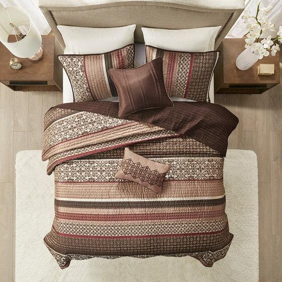 Princeton Coverlet & Bedspread Full / Queen Red Olliix.com