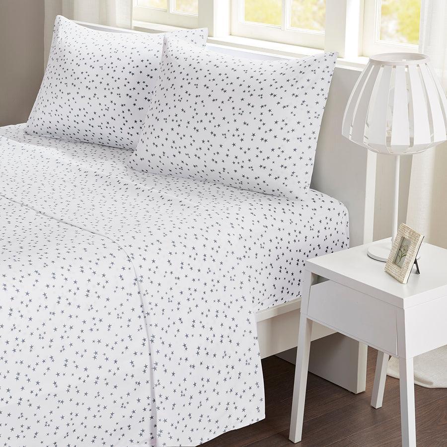 Printed Sheet Set Twin Blue Olliix.com