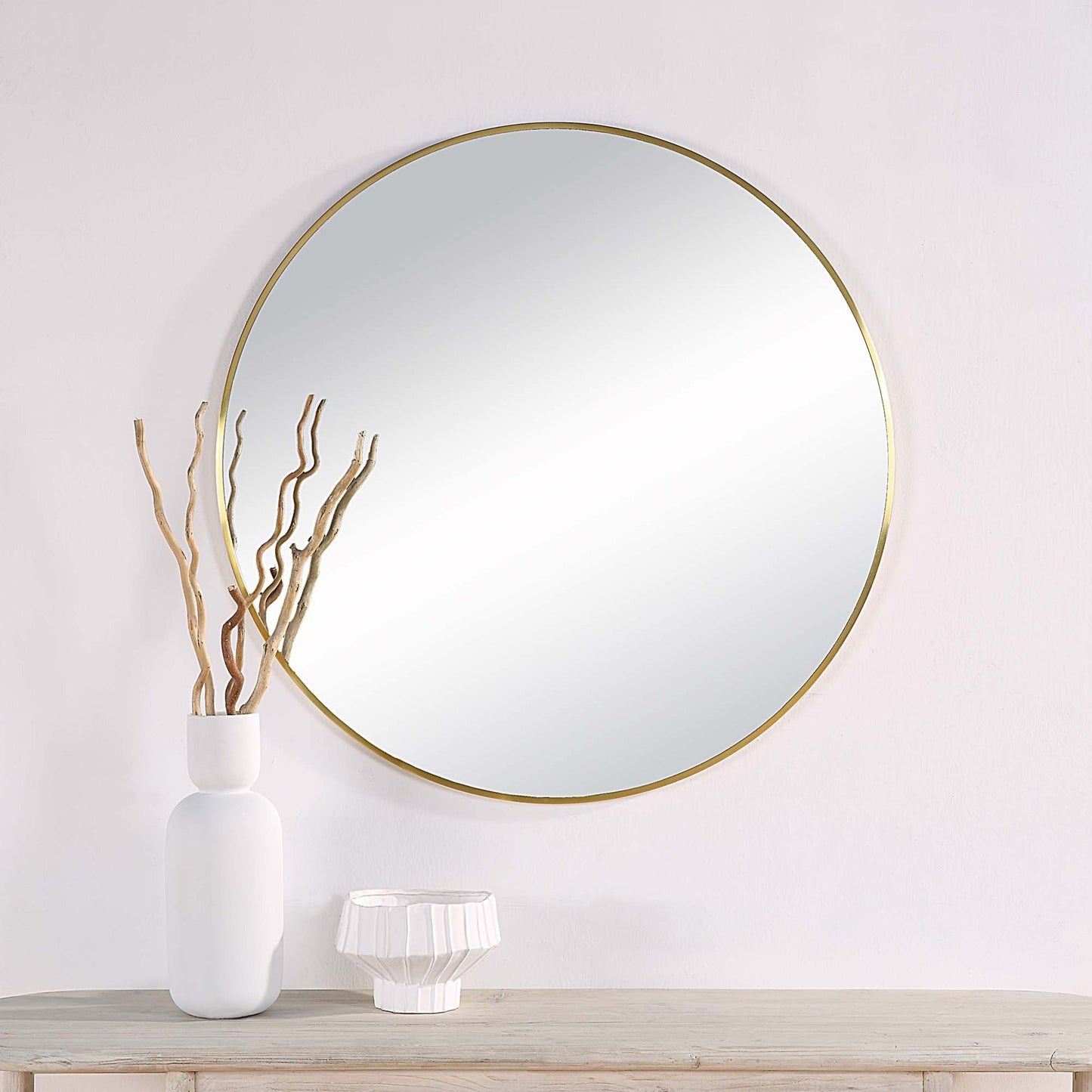 RenWil Parga Round Mirror NDD23M011 RenWil