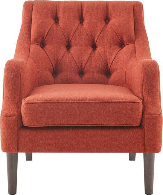 Qwen Button Tufted Accent Chair Spice Olliix.com