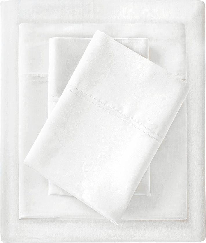 Rayon from Bamboo California King Sheet Set White Olliix.com