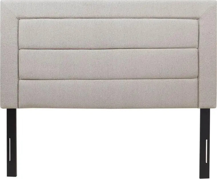 Rebecca Quilted Upholstered Headboard Black Olliix.com