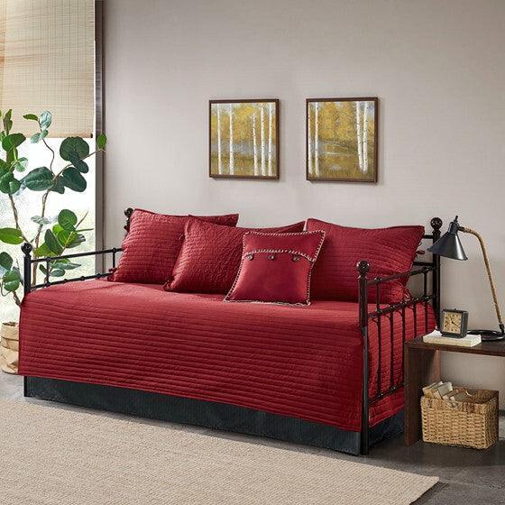 Ridge Coverlet & Bedspread  Daybed Red Olliix.com