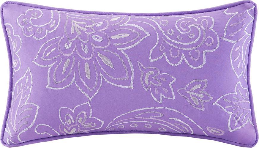 Riley Full/Queen Comforter Set Casual Purple Olliix.com