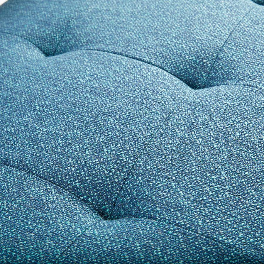 Rocket Industrial Loveseat 53.75"W x 33.5"D x 32.5"H Blue Olliix.com