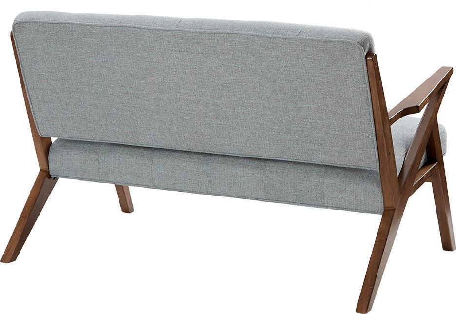 Rocket Mid-Century Loveseat 53.75W x 33.5D x 32.5H Seafoam Olliix.com