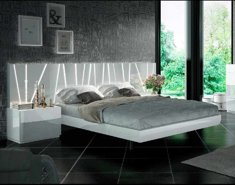 ESF Furniture - Ronda Salvador Eastern King Bed - RONDABEDKSSALVADOR ESF Furniture