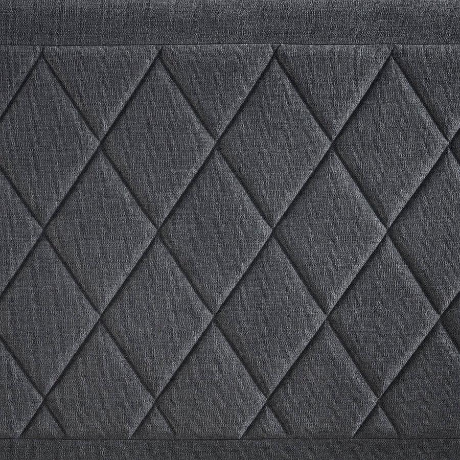 Rowen Quilted Upholestered 40.7 " H  Platform Bed Charcoal Olliix.com