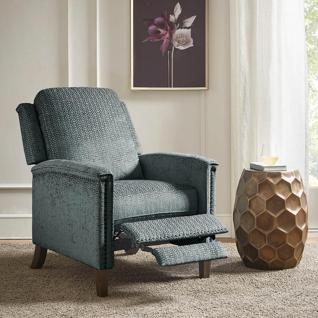 Salina Recliner Charcoal Olliix.com