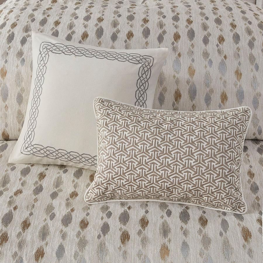 Sanctuary Comforter Set Taupe|Gold King Olliix.com