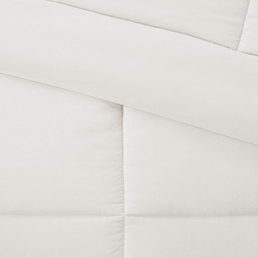 Sarasota Casual Microcell Down Alternative Comforter Mini Set Ivory Full/Queen Olliix.com